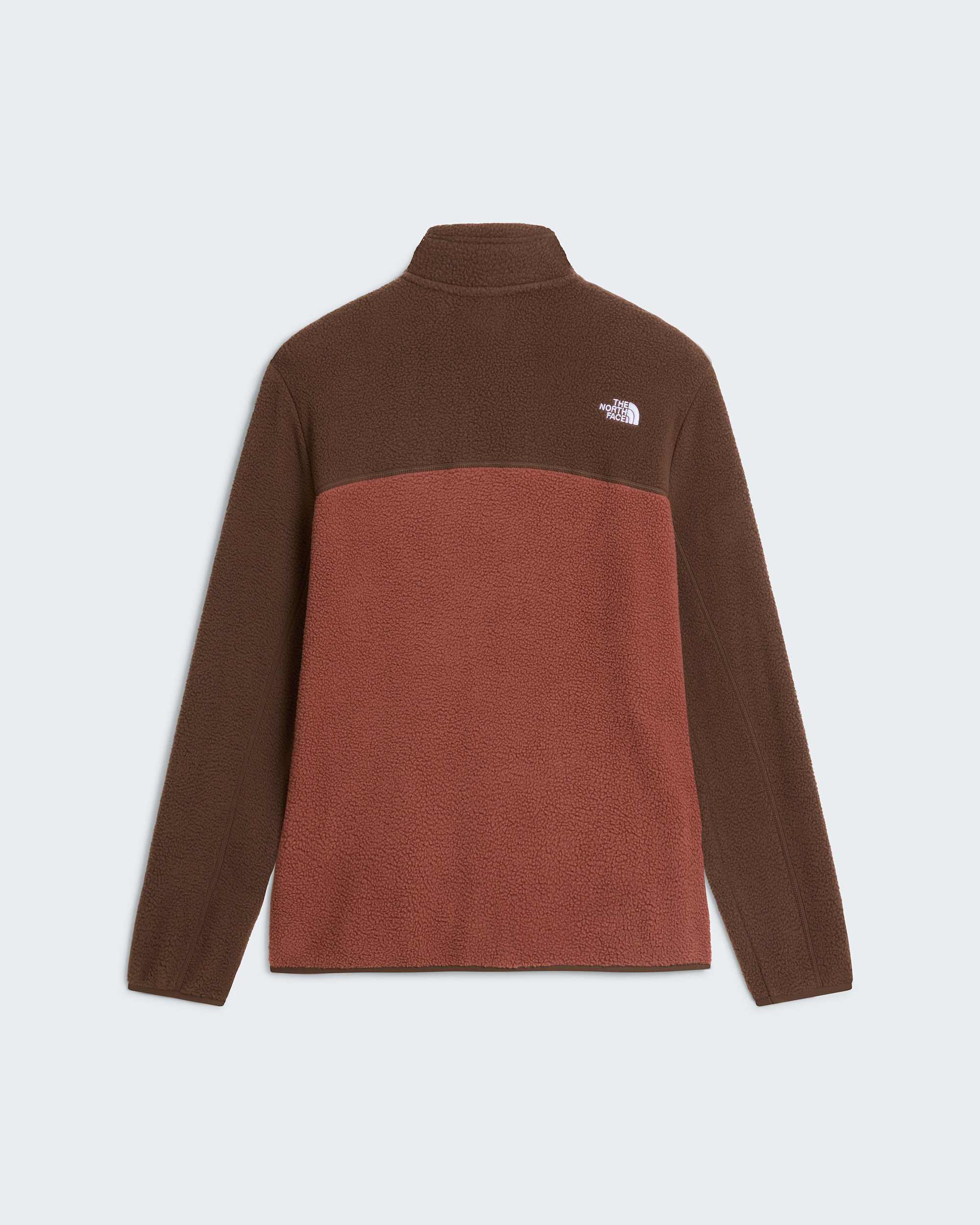 Yumiori Fleecejacke mit durchgehendem RV für Herren – Copper Silt-Smokey Brown