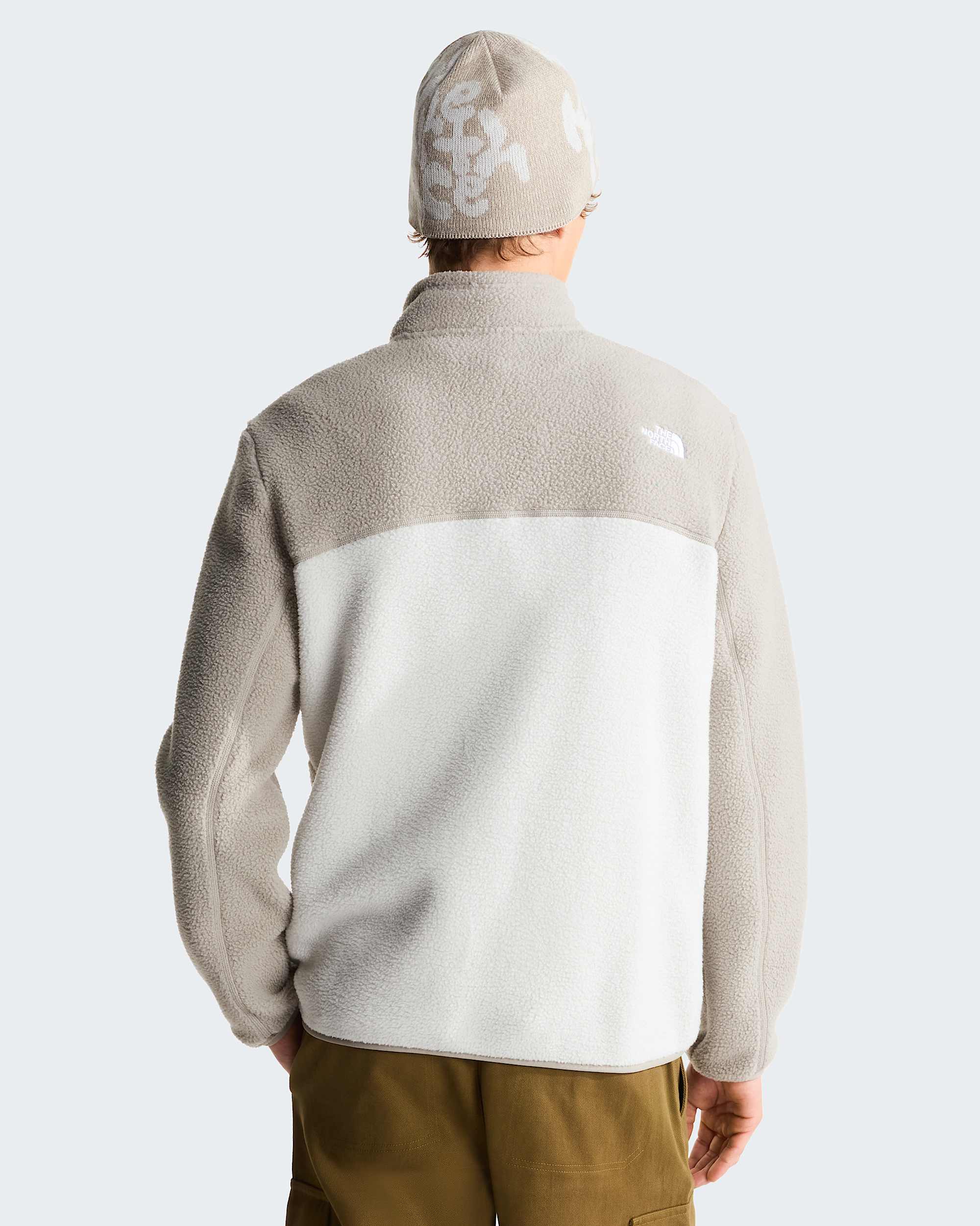 Yumiori Fleecejacke mit durchgehendem RV für Herren – Cumulus Cloud-Stone Slab