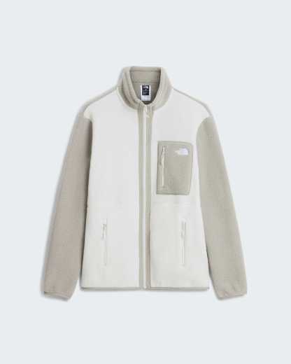 Yumiori Fleecejacke mit durchgehendem RV für Herren – Cumulus Cloud-Stone Slab