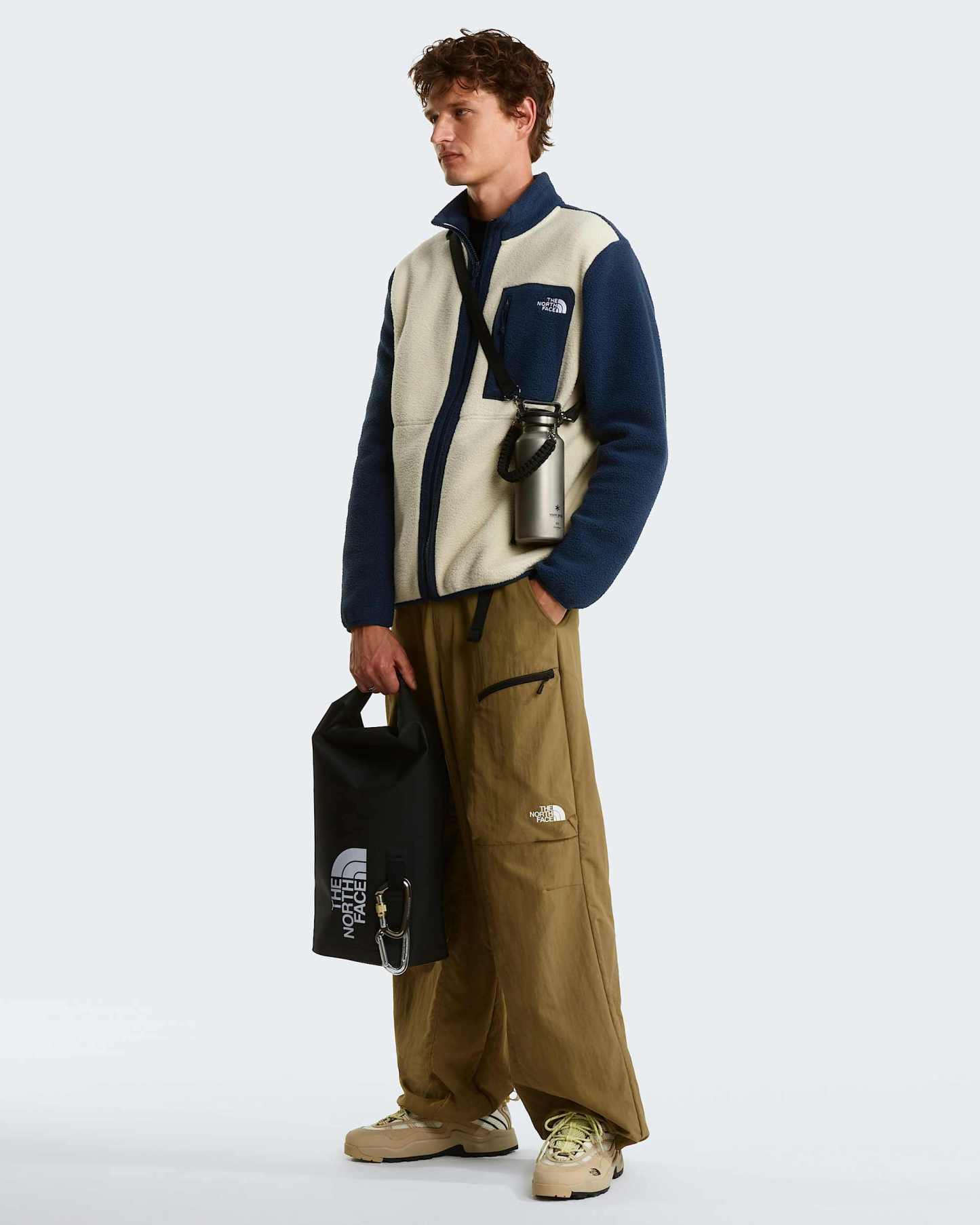 Yumiori Fleecejacke mit durchgehendem RV für Herren – Desert Stone-Summit Navy-Summit Navy