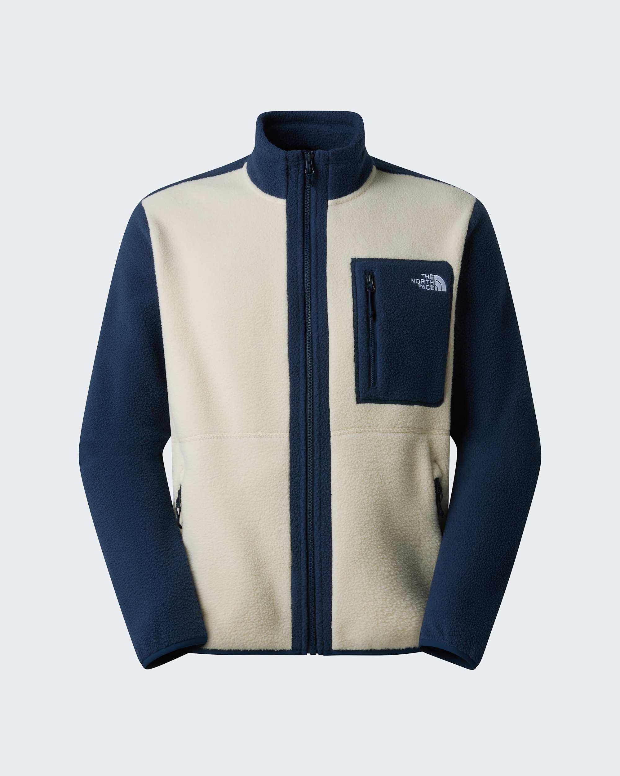 Yumiori Fleecejacke mit durchgehendem RV für Herren – Desert Stone-Summit Navy-Summit Navy