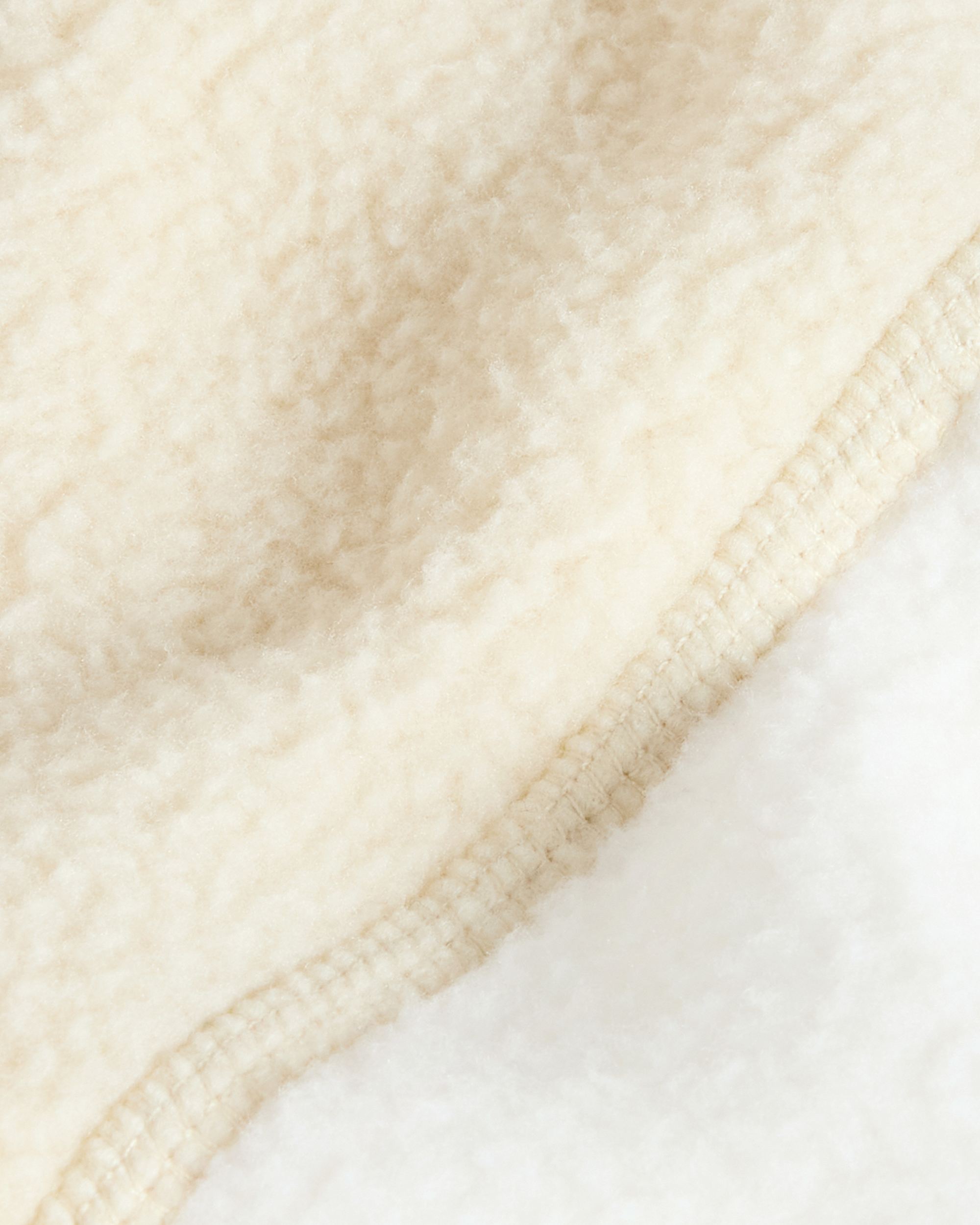 Yumiori Fleecejacke mit durchgehendem RV für Herren – White Dune-Desert Stone
