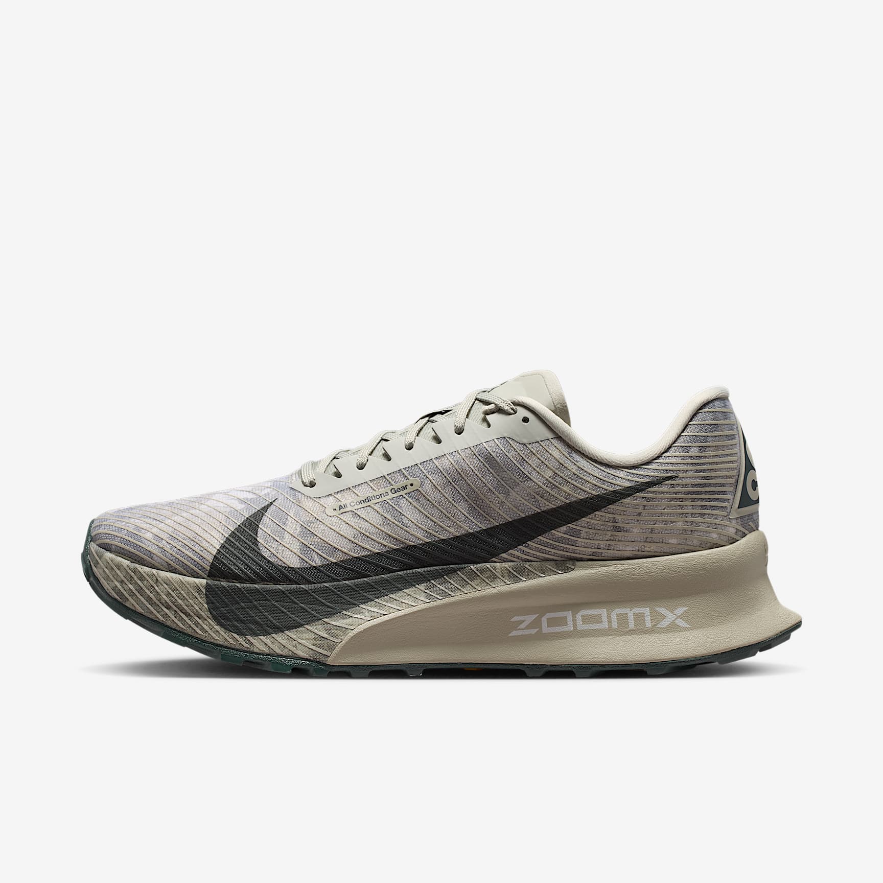 Nike ACG Ultrafly Traillaufschuhe für Wettkämpfe – Spruce Fog/Sea Glass/Black Spruce