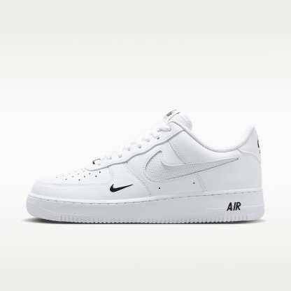Nike Air Force 1 '07 LV8 Schuh (Herren) – Weiß/Schwarz/Reflect Silver
