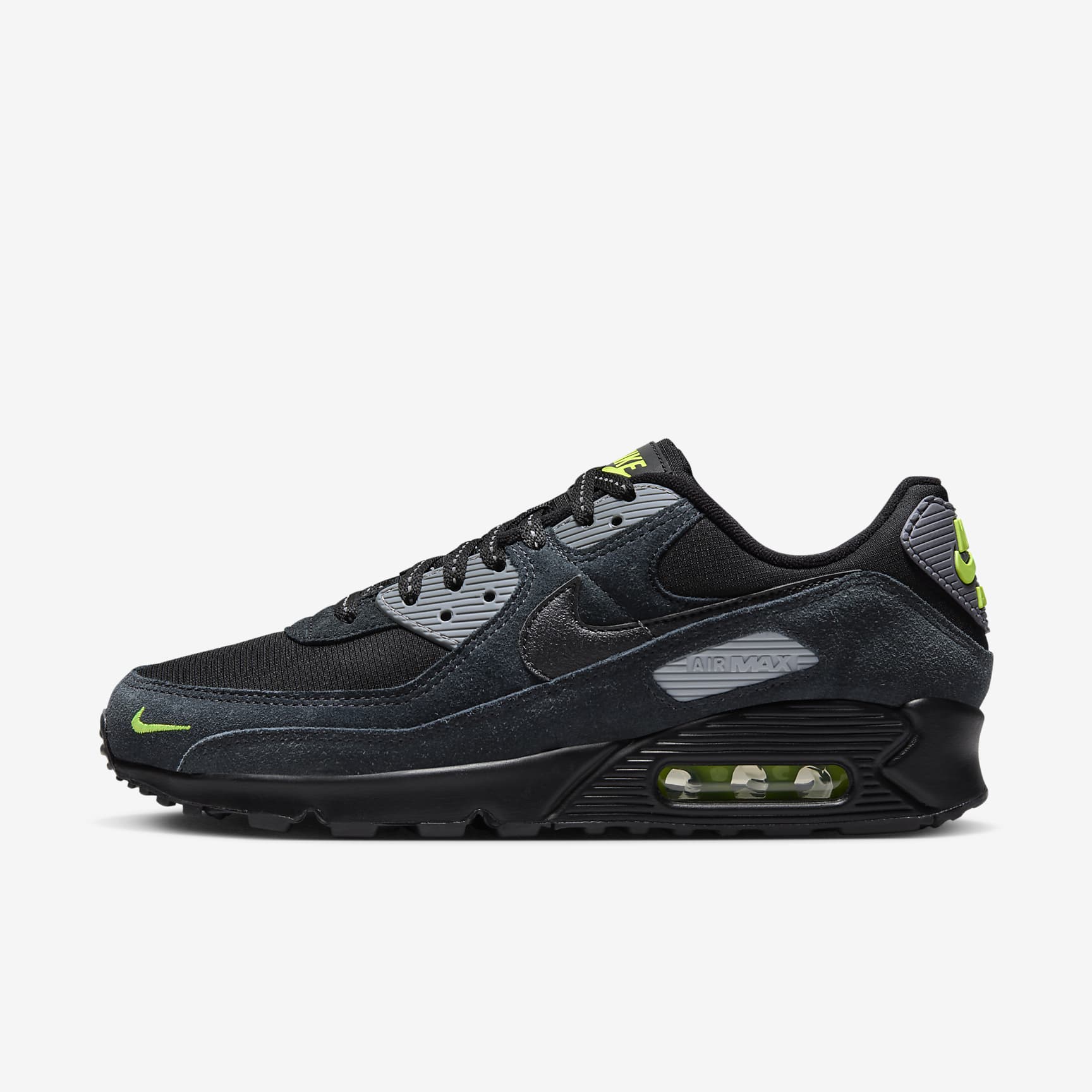 Nike Air Max 90 Herrenschuh – Schwarz/Volt/Cool Grey/Schwarz
