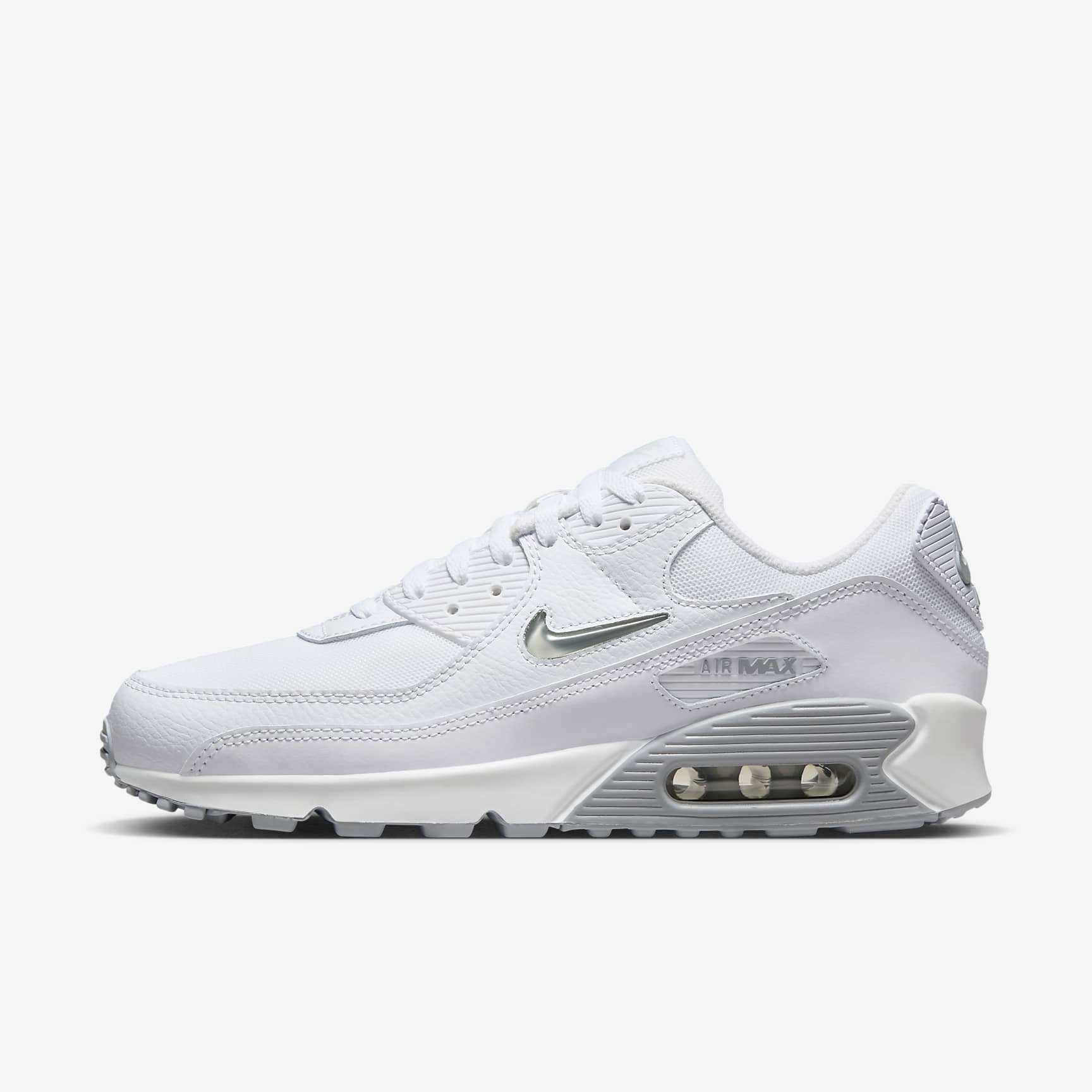 Nike Air Max 90 Schuh (Herren) – Weiß/Light Smoke Grey/Photon Dust