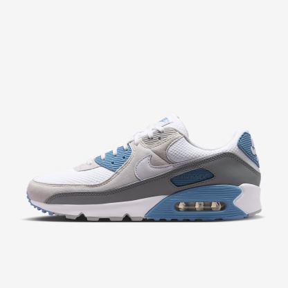 Nike Air Max 90 Schuh (Herren) – Weiß/Light Smoke Grey/Photon Dust/Weiß