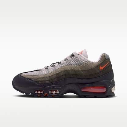 Nike Air Max 95 Big Bubble Schuh (Herren) – Light Bone/Anthracite/Dark Loden/Safety Orange