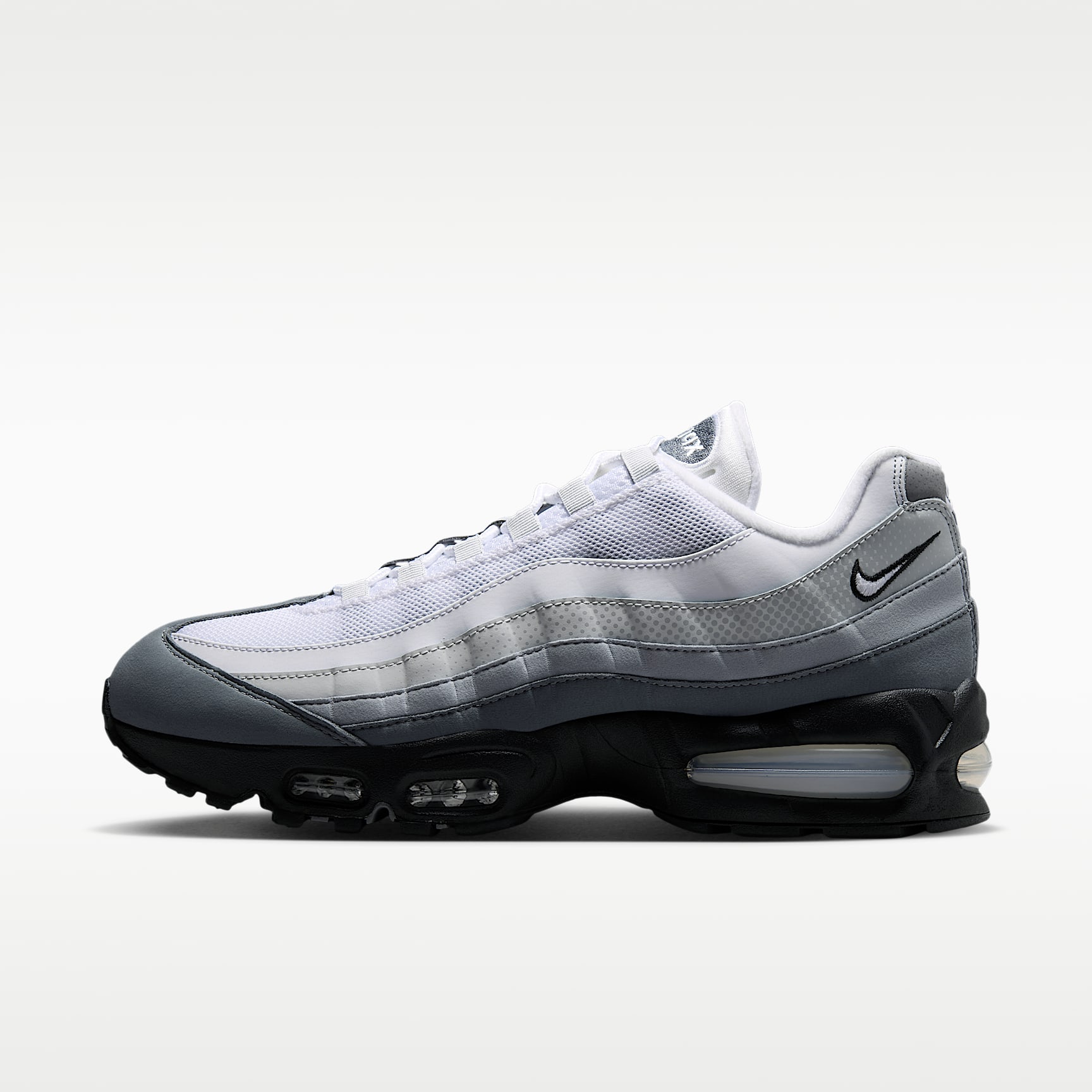 Nike Air Max 95 Big Bubble Schuh (Herren) – Schwarz/Pure Platinum/Wolf Grey/Weiß