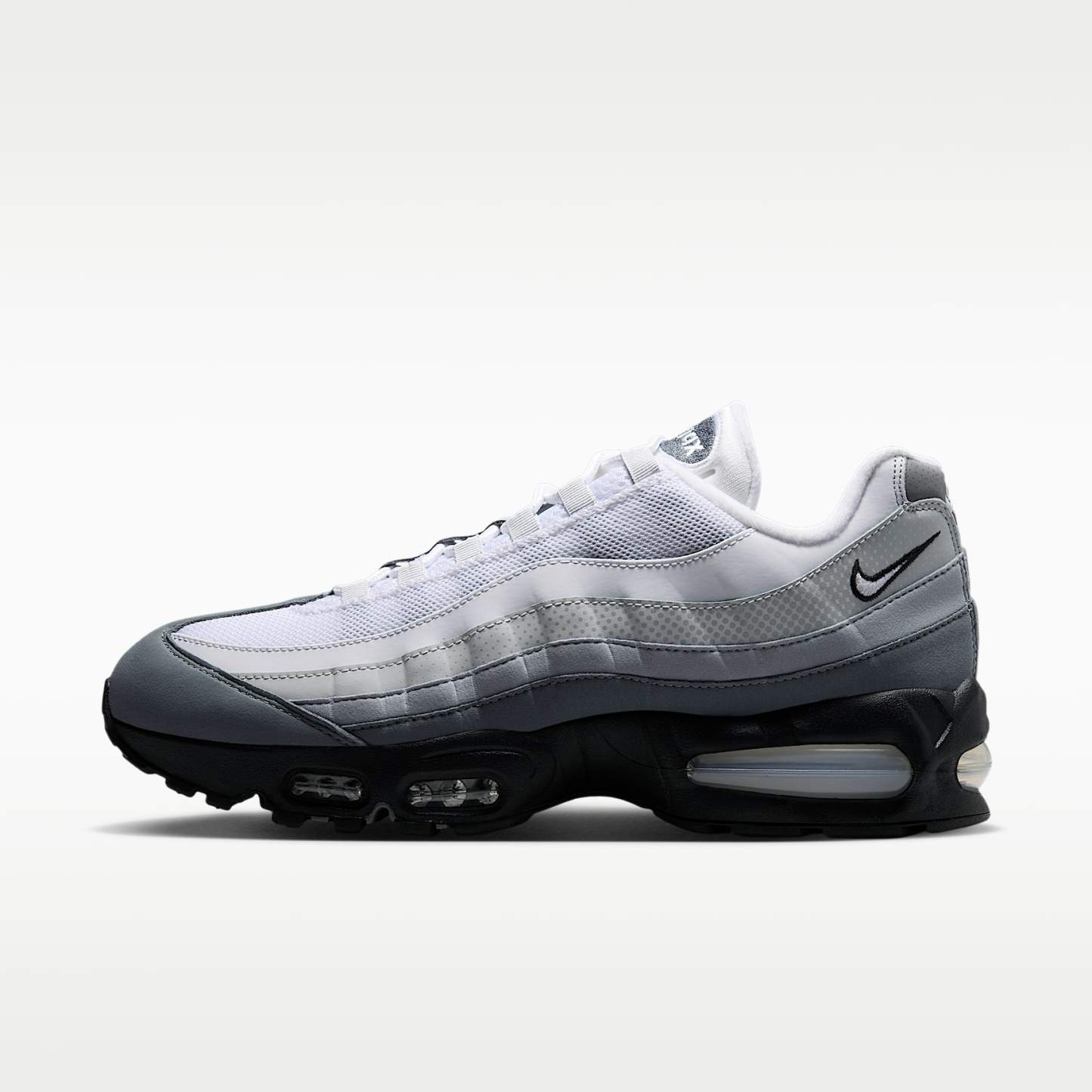 Nike Air Max 95 Big Bubble Schuh (Herren) – Schwarz/Pure Platinum/Wolf Grey/Weiß