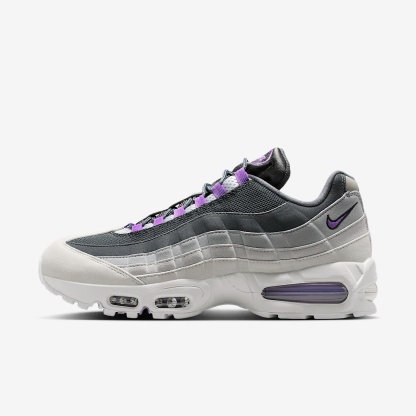 Nike Air Max 95 Big Bubble "OG" Schuh (Herren) – Photon Dust/Dark Grey/Grey Fog/Bright Violet