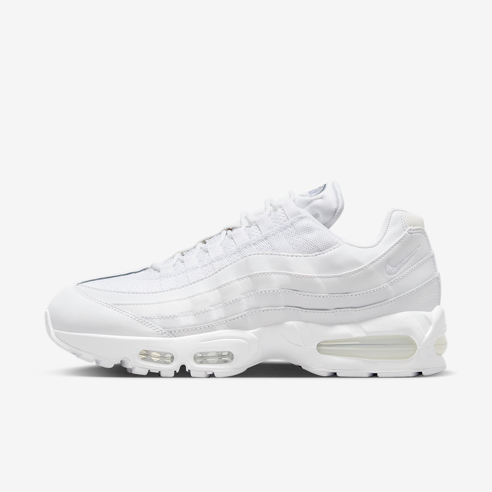 Nike Air Max 95 Big Bubble Schuh (Herren) – Weiß/Weiß/Pure Platinum/Weiß