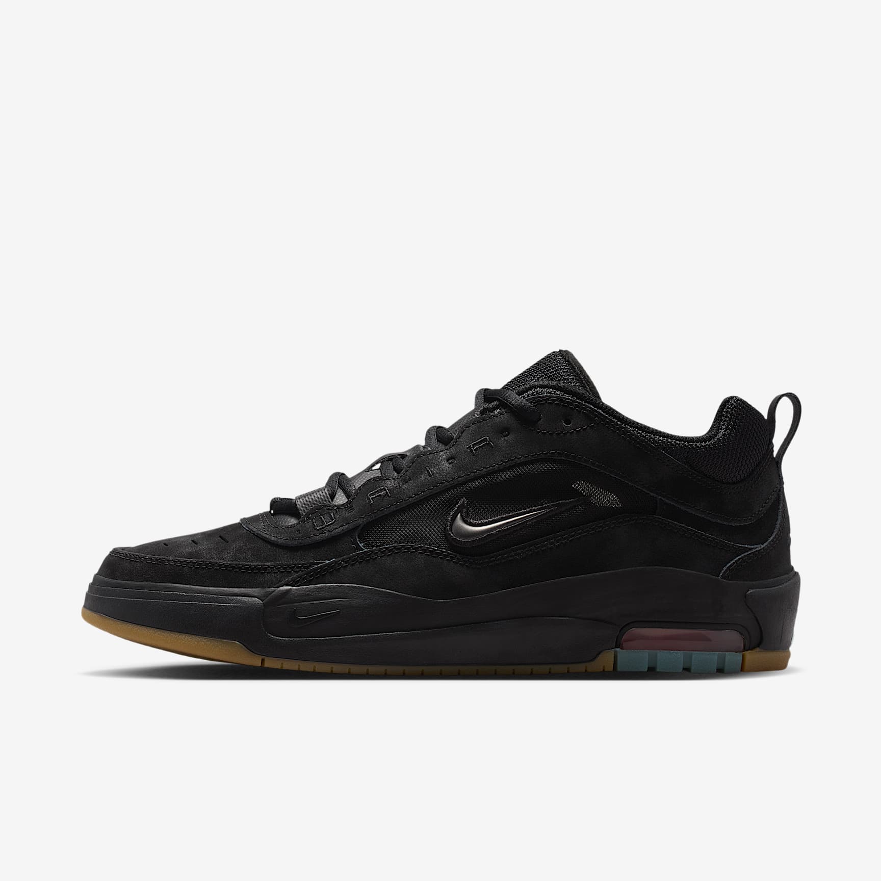 Nike Air Max Ishod Skateboardschuh – Schwarz/Schwarz/Schwarz/Schwarz