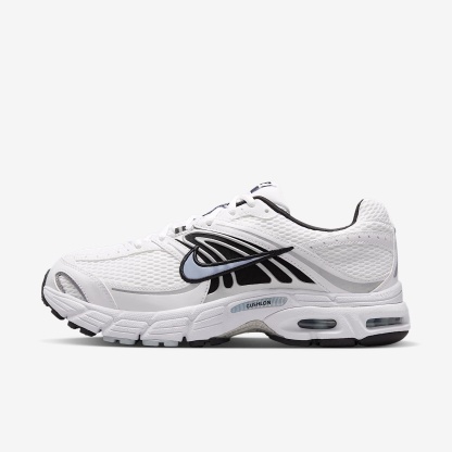 Nike Air Max Moto 2K Schuh (Herren) – Weiß/Light Armory Blue/Metallic Silver/Schwarz
