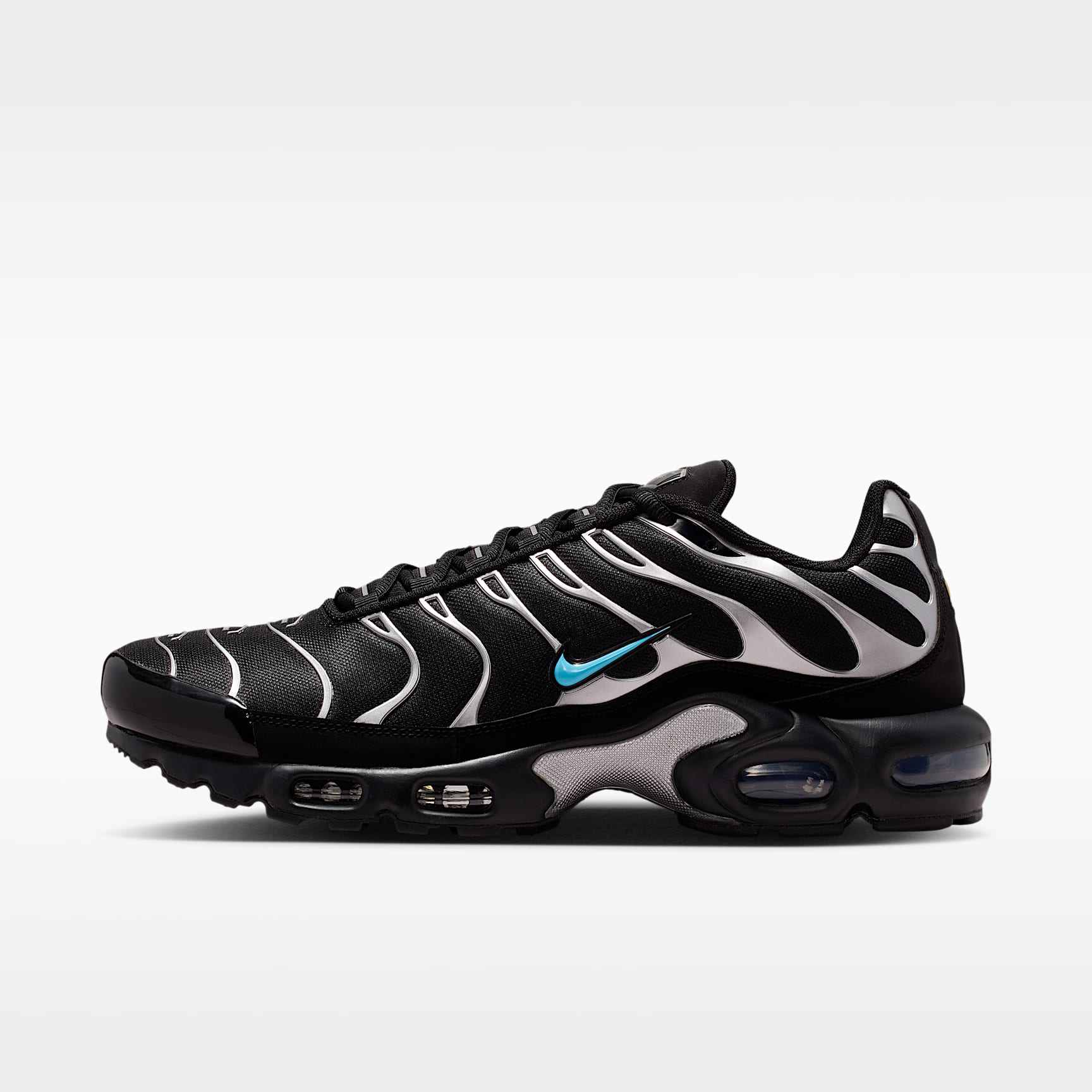 Nike Air Max Plus Premium "Scorpion" Schuh (Herren) – Schwarz/Chrome/Gamma Blue