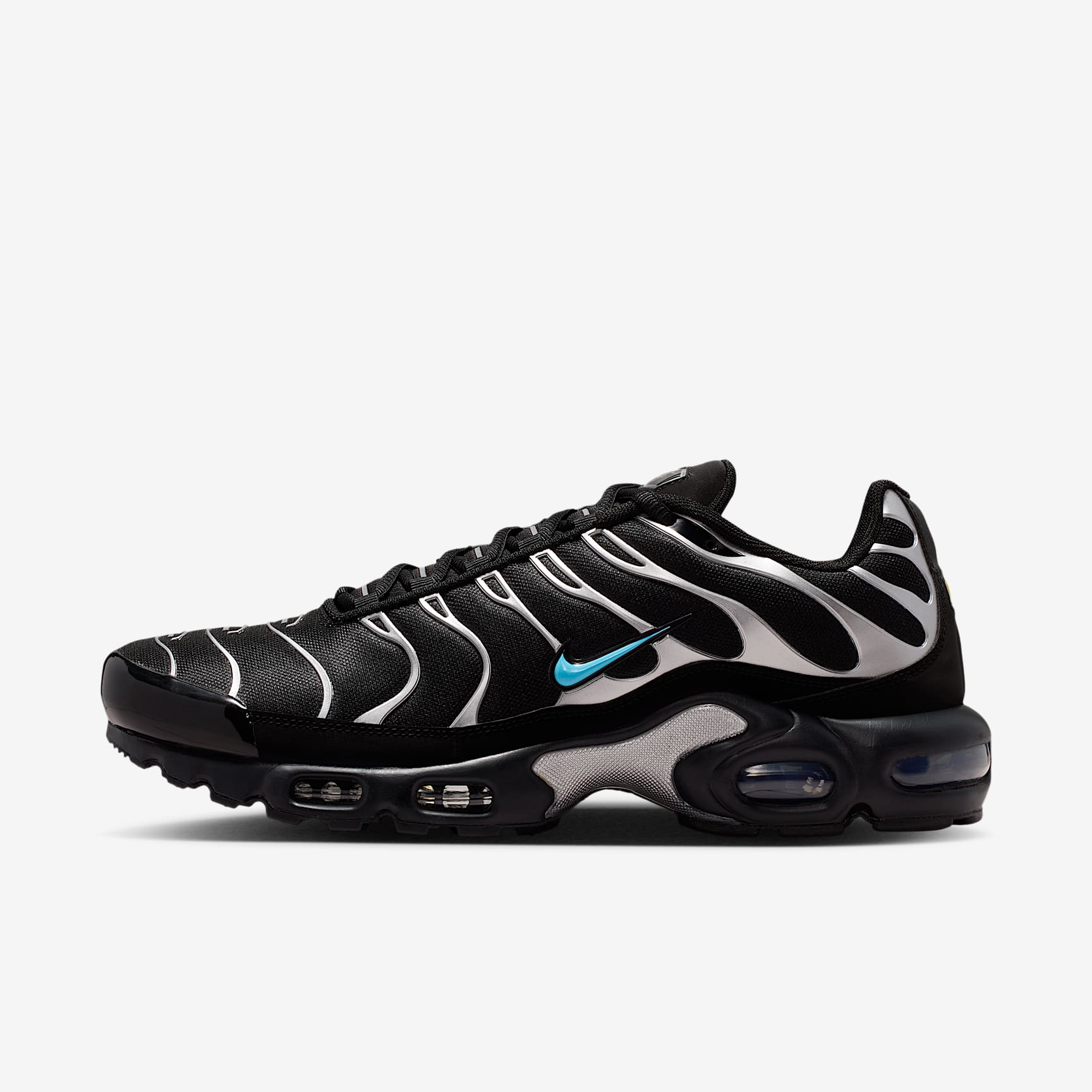 Nike Air Max Plus Premium "Scorpion" Schuh (Herren) – Schwarz/Chrome/Gamma Blue