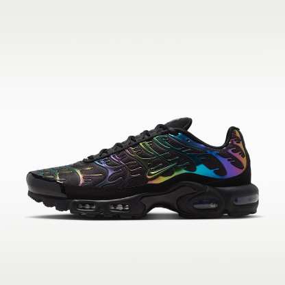 Nike Air Max Plus Premium Schuh (Herren) – Schwarz/Multi-Color/Anthracite/Schwarz