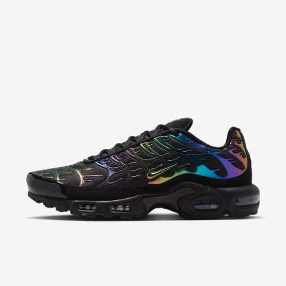 Nike Air Max Plus Premium Schuh (Herren) – Schwarz/Multi-Color/Anthracite/Schwarz