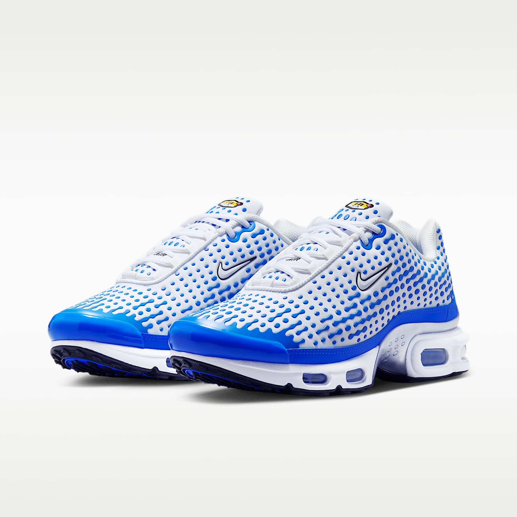Nike Air Max Plus VII Schuh (Herren) – Weiß/Blue Crystal/Metallic Silver/Weiß