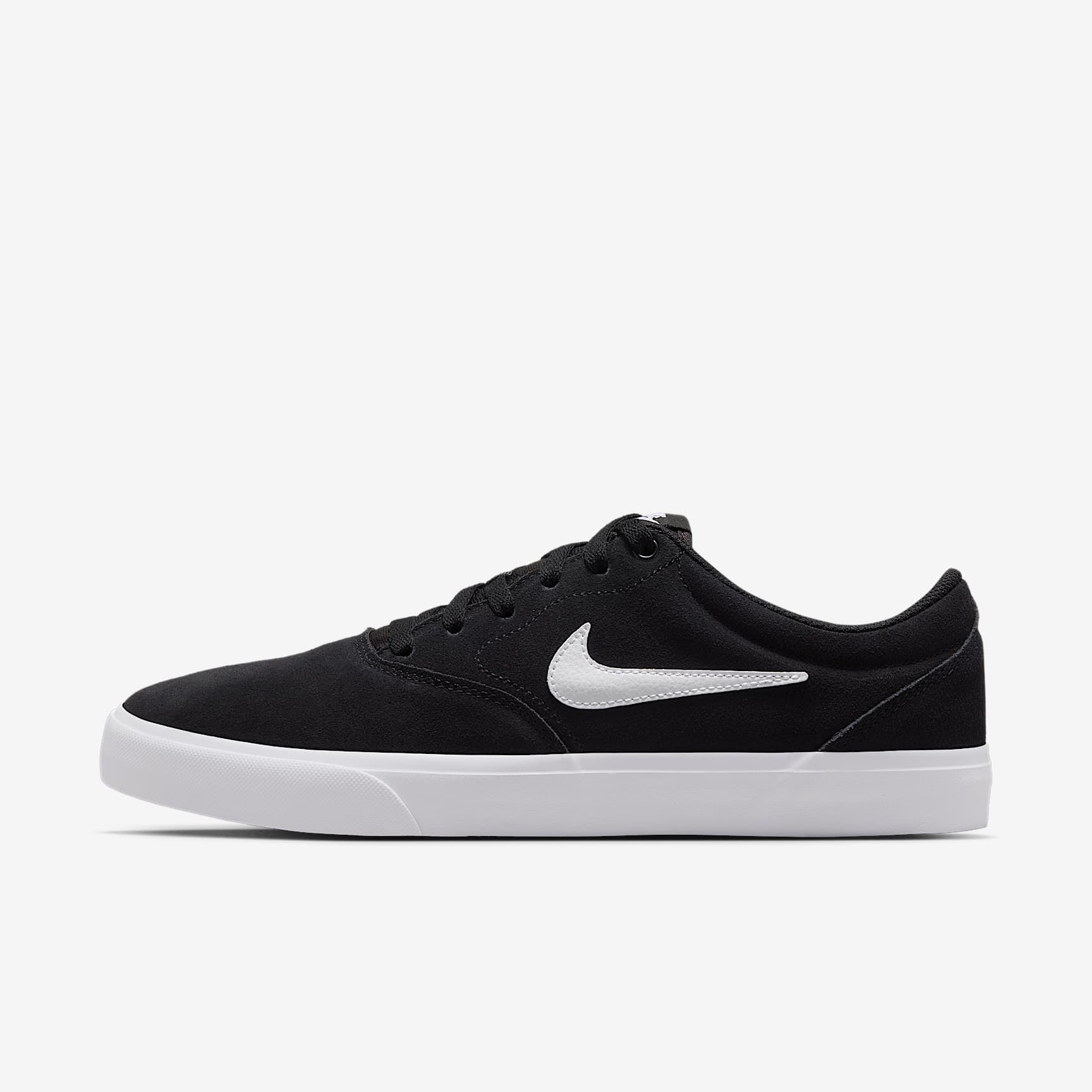 Nike Charge Wildlederschuh (Herren) – Schwarz/Schwarz/Weiß