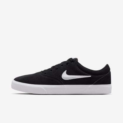 Nike Charge Wildlederschuh (Herren) – Schwarz/Schwarz/Weiß