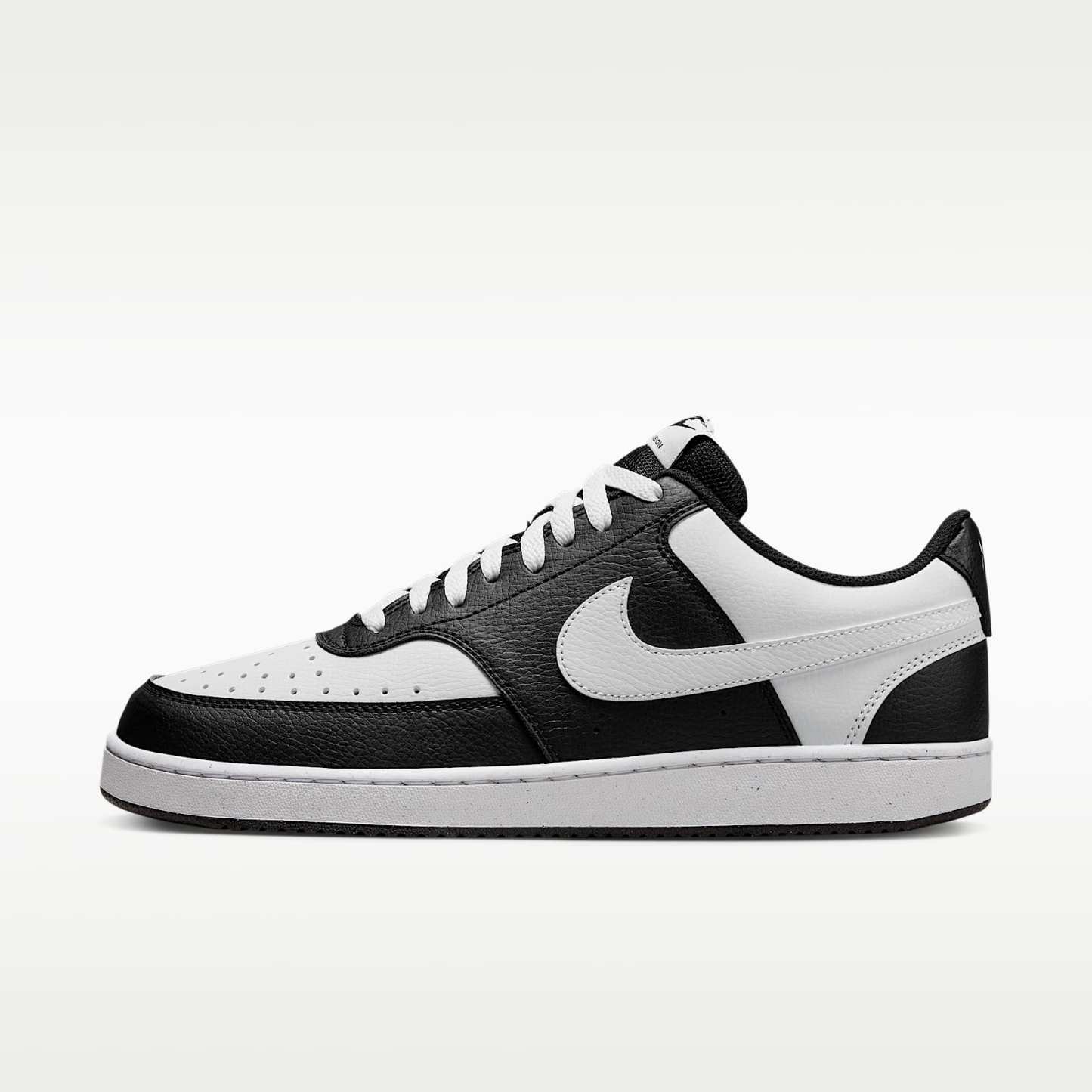 Nike Court Vision Low Herrenschuh – Schwarz/Weiß
