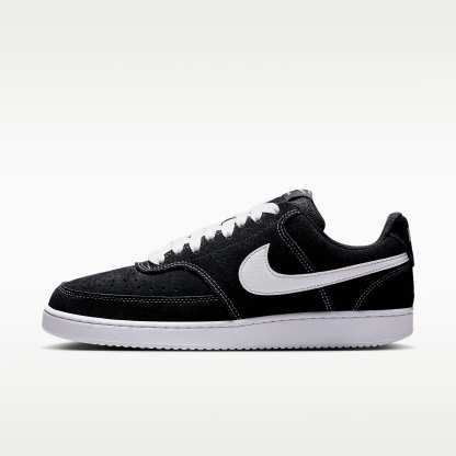 Nike Court Vision Low FL Schuh (Herren) – Schwarz/Weiß
