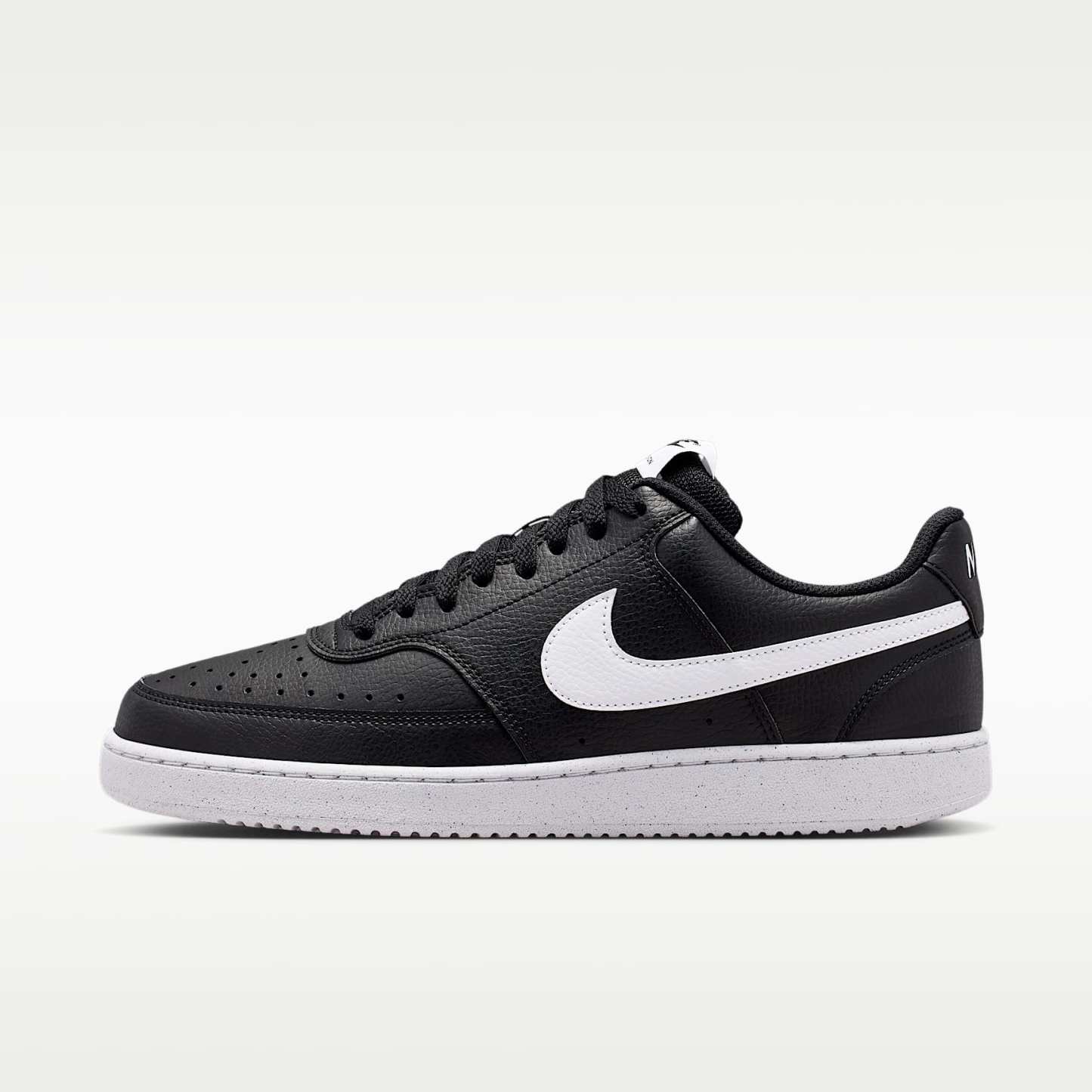 Nike Court Vision Low Next Nature Herrenschuh – Schwarz/Schwarz/Weiß