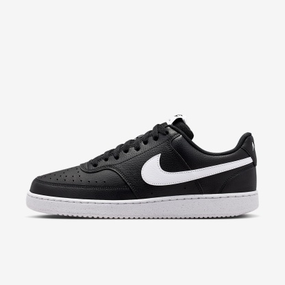 Nike Court Vision Low Next Nature Herrenschuh – Schwarz/Schwarz/Weiß