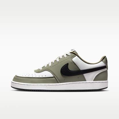 Nike Court Vision Low Herrenschuh – Summit White/Silver Sage/Schwarz