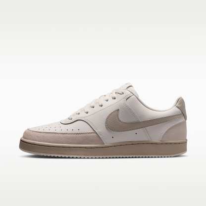 Nike Court Vision Low Suede Schuh (Herren) – Phantom/Cream II