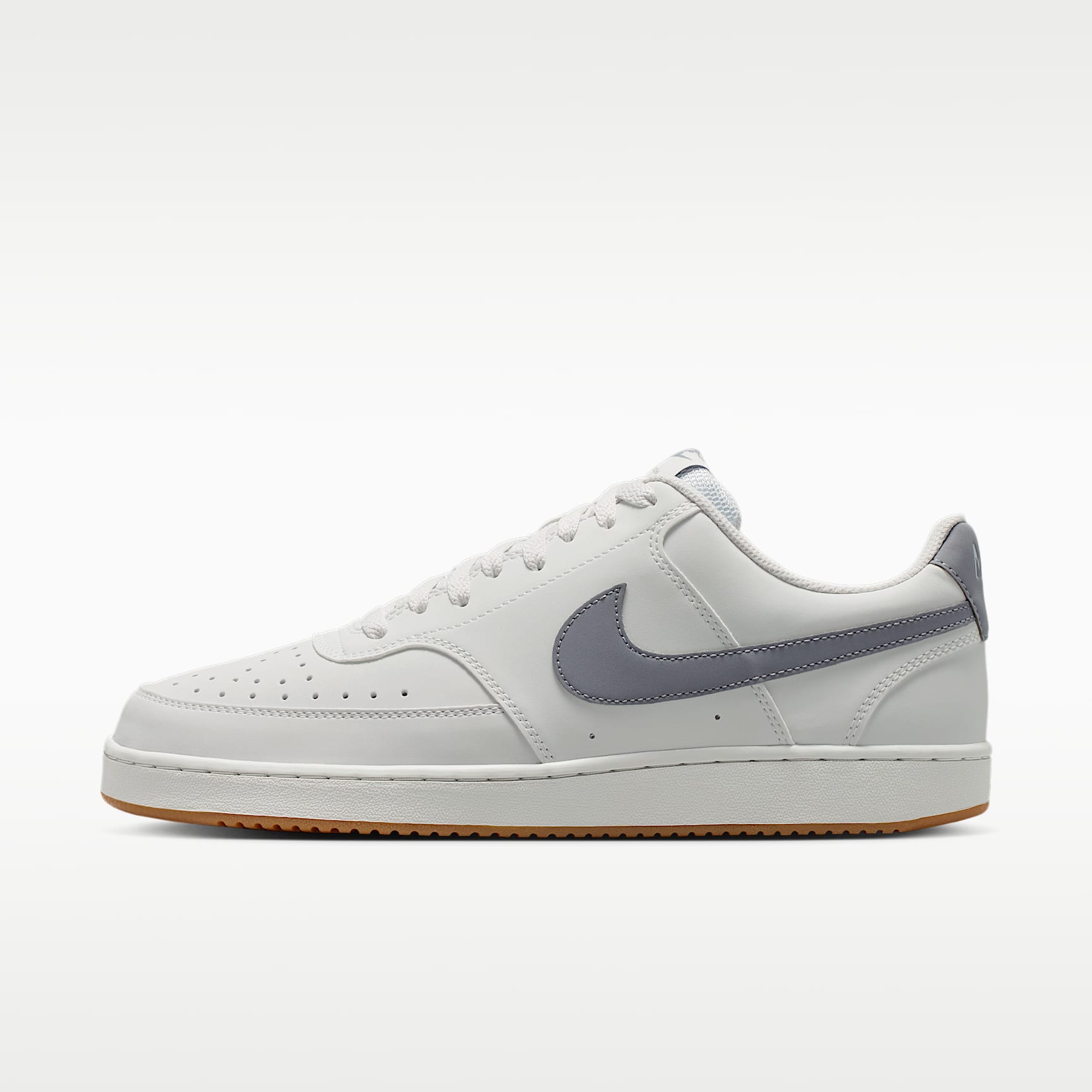 Nike Court Vision Low Herrenschuh – Off White/Gum Medium Brown/Stealth