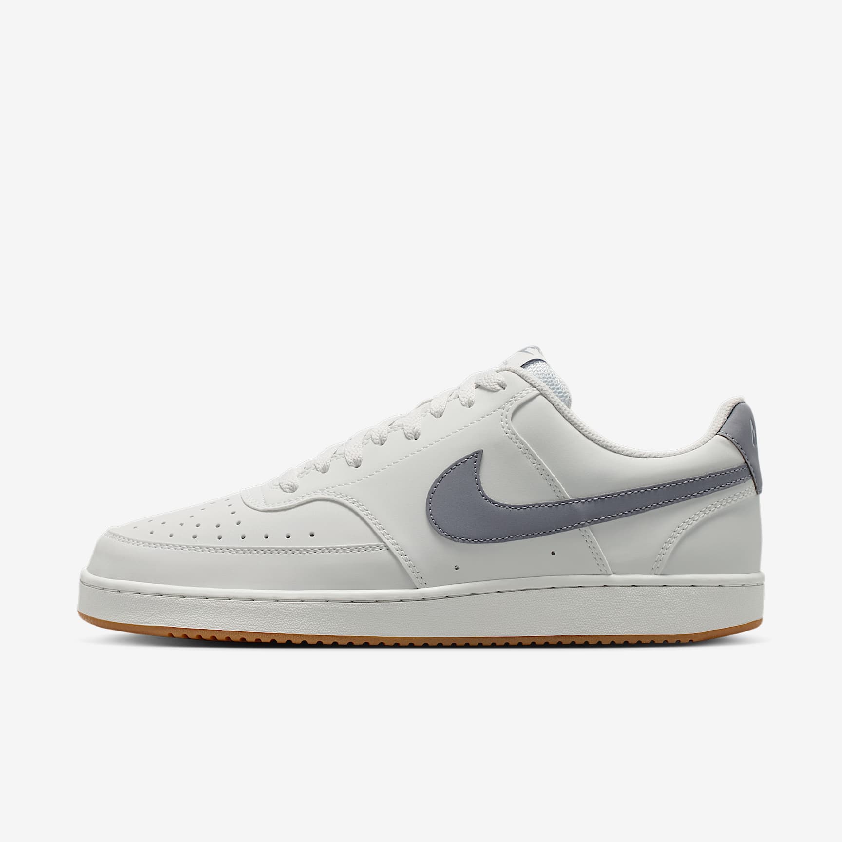 Nike Court Vision Low Herrenschuh – Off White/Gum Medium Brown/Stealth