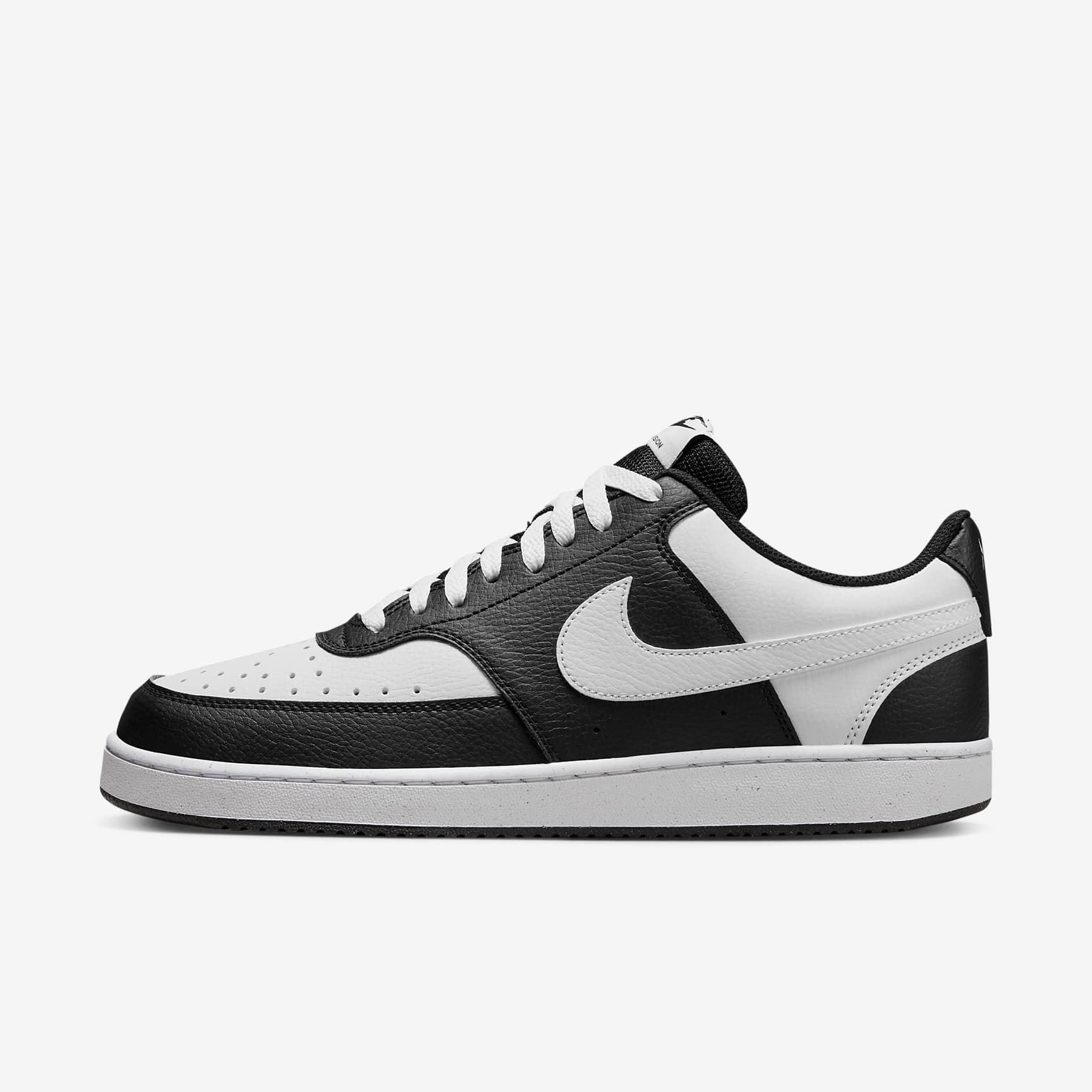 Nike Court Vision Low Herrenschuh – Schwarz/Weiß