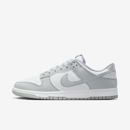 Nike Dunk Low Retro Herrenschuh – Weiß/Weiß/Light Smoke Grey