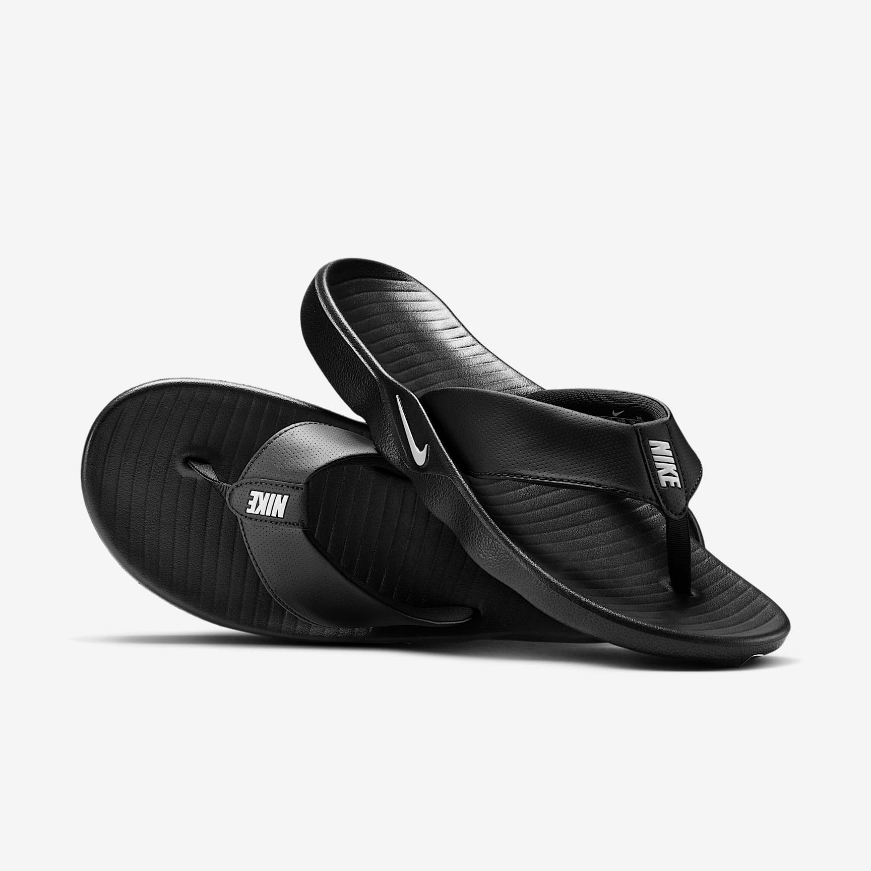 Nike Marina Slides (Herren) – Schwarz/Weiß