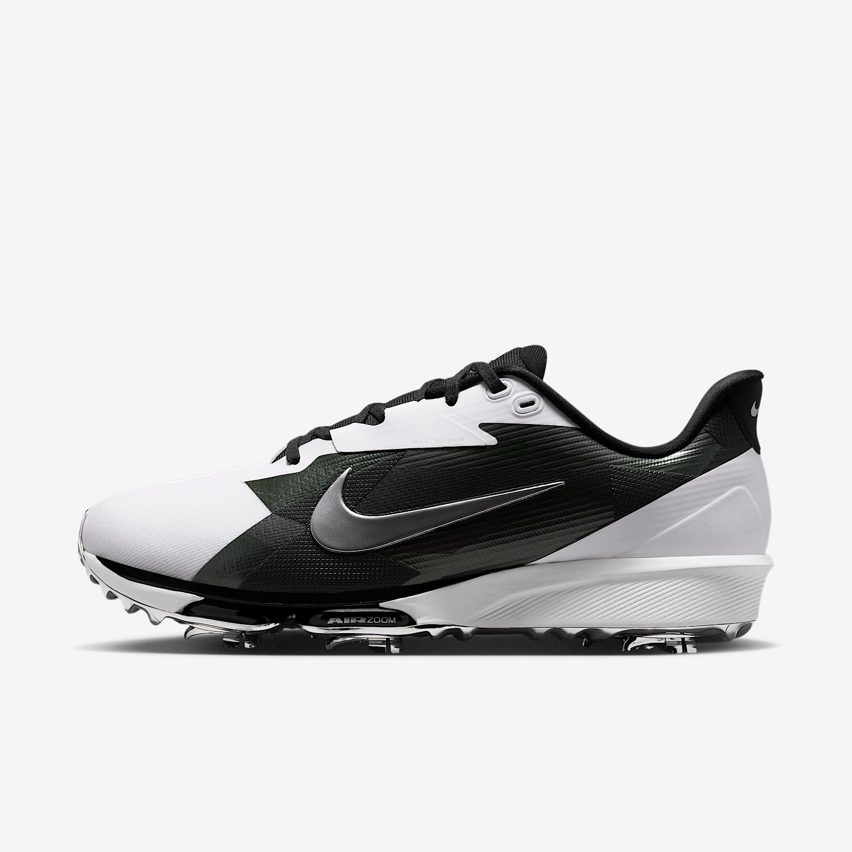 Nike NEXT% TOUR 3 Golfschuh – Weiß/Metallic Silver/Fir/Schwarz