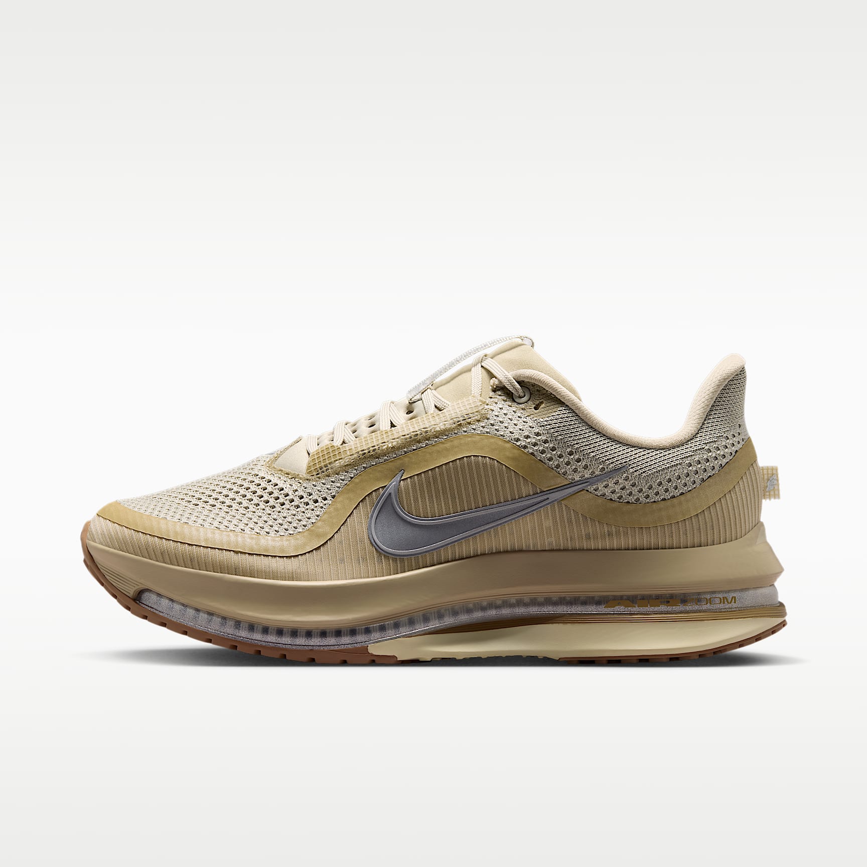 Nike Pegasus Premium Straßenlaufschuh (Herren) – Desert Khaki/Light Khaki/Filbert/Metallic Silver
