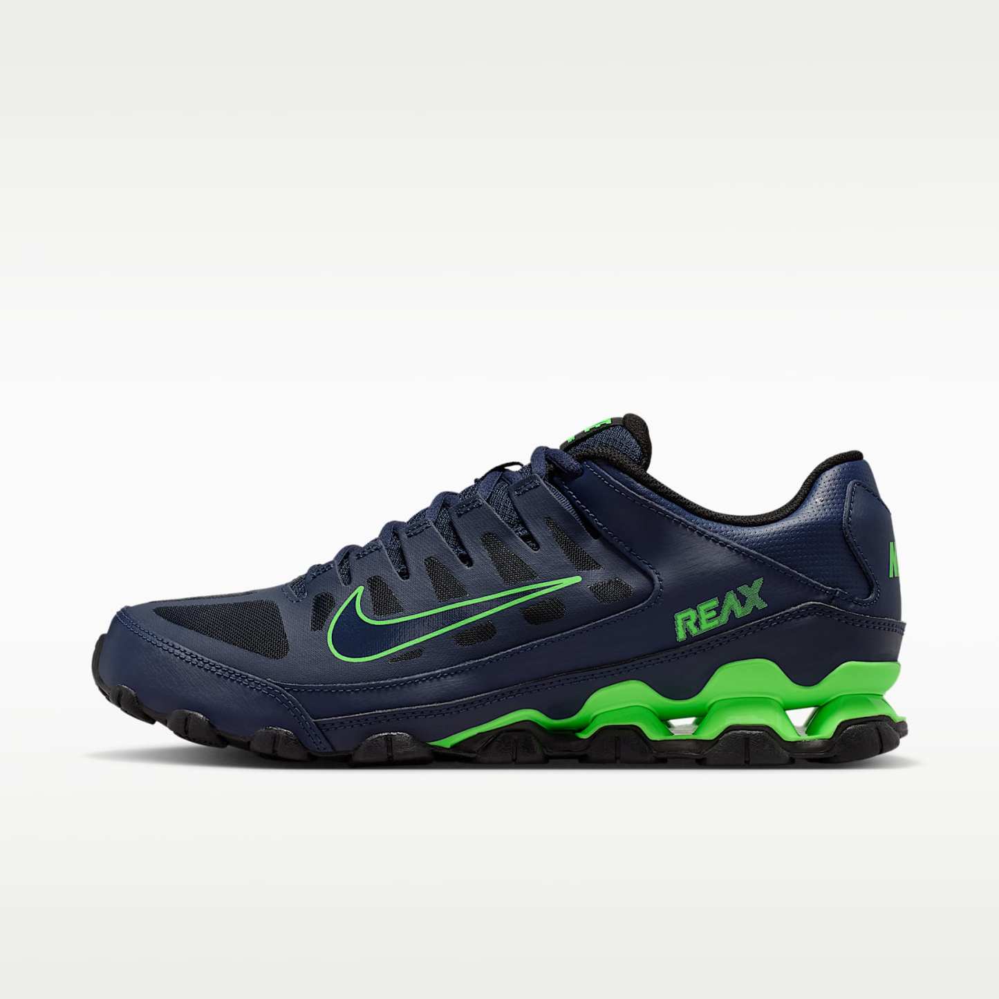 Nike Reax 8 TR Workout-Schuh für Herren – Obsidian/Schwarz/Green Strike