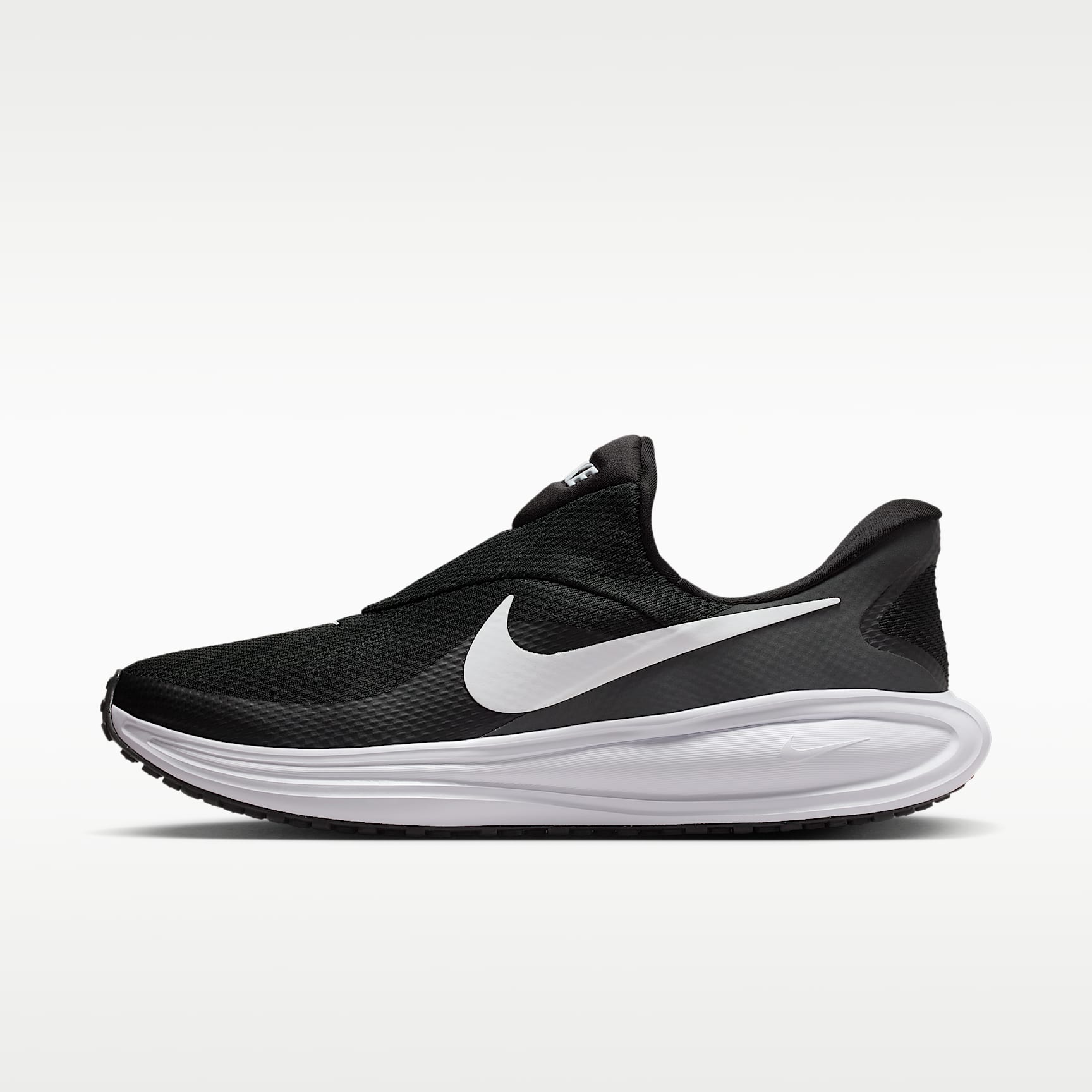 Nike Revolution 8 EasyOn Straßenlaufschuh (Herren) – Schwarz/Anthracite/Wolf Grey/Weiß