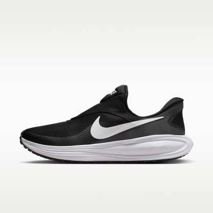 Nike Revolution 8 EasyOn Straßenlaufschuh (Herren) – Schwarz/Anthracite/Wolf Grey/Weiß