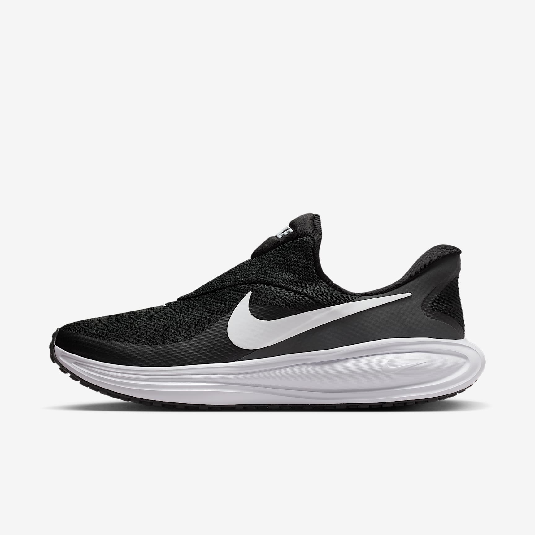 Nike Revolution 8 EasyOn Straßenlaufschuh (Herren) – Schwarz/Anthracite/Wolf Grey/Weiß