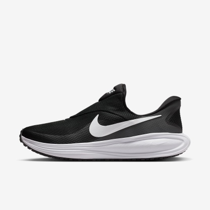 Nike Revolution 8 EasyOn Straßenlaufschuh (Herren) – Schwarz/Anthracite/Wolf Grey/Weiß