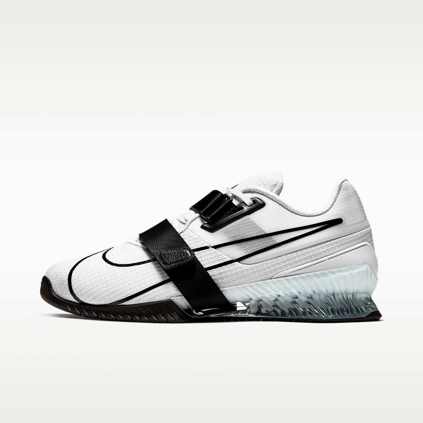 Nike Romaleos 4 Schuhe fürs Gewichtheben – Weiß/Weiß/Schwarz