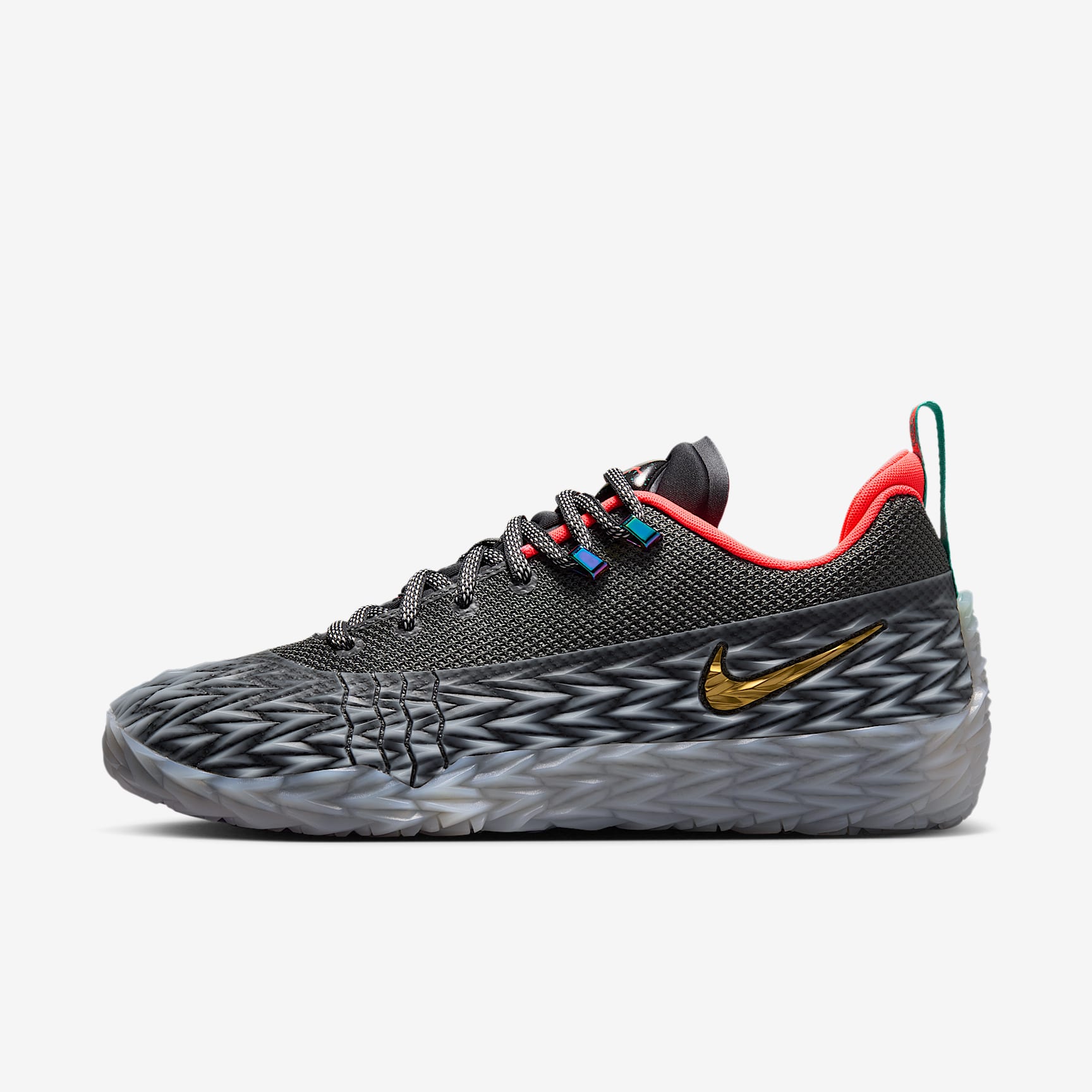 Nike S.T. Charge Basketballschuh – Iron Grey/Photon Dust/Hyper Pink/Metallic Gold