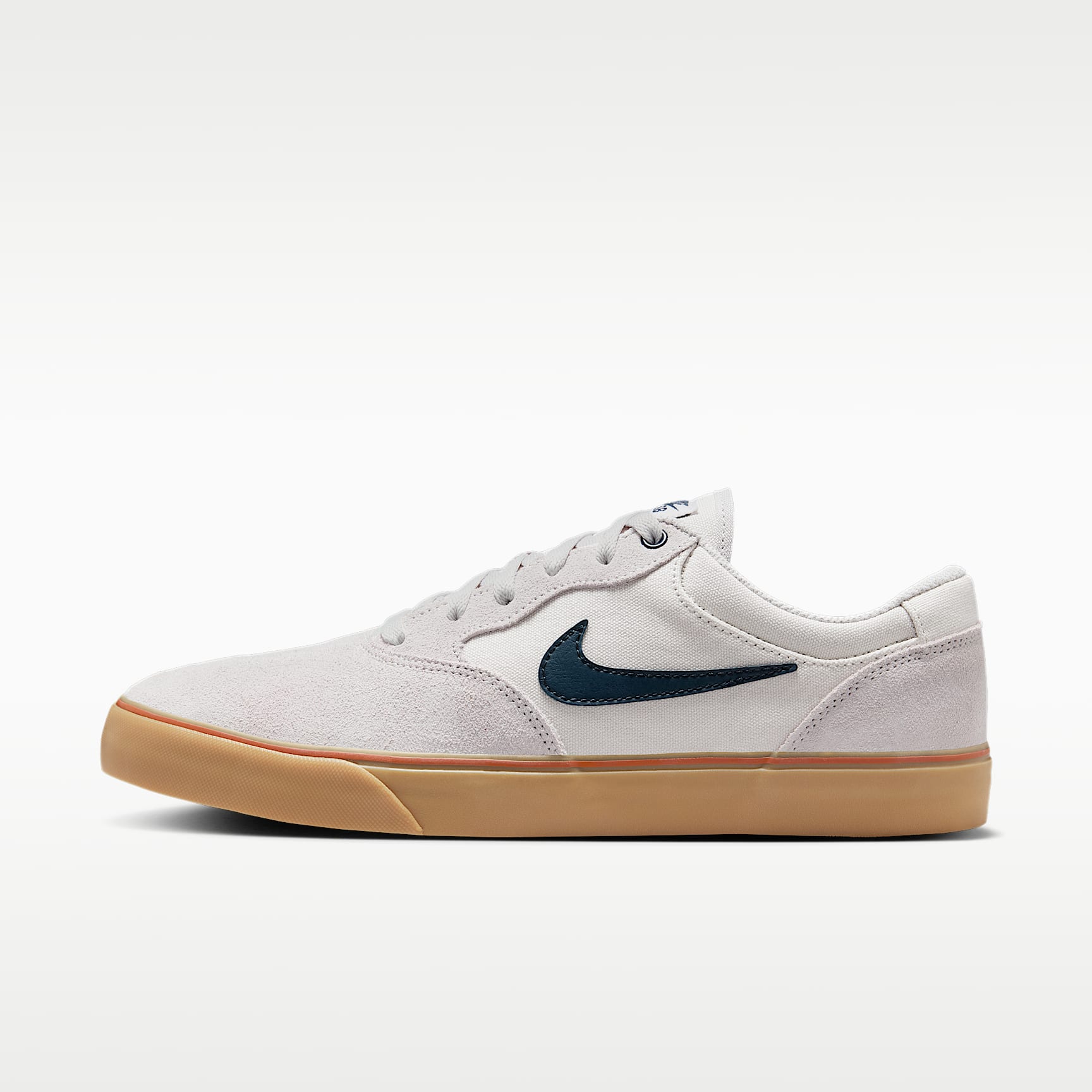 Nike SB Chron 2 Skateboardschuh – Vast Grey/Dark Russet/Gum Light Brown/Armory Navy