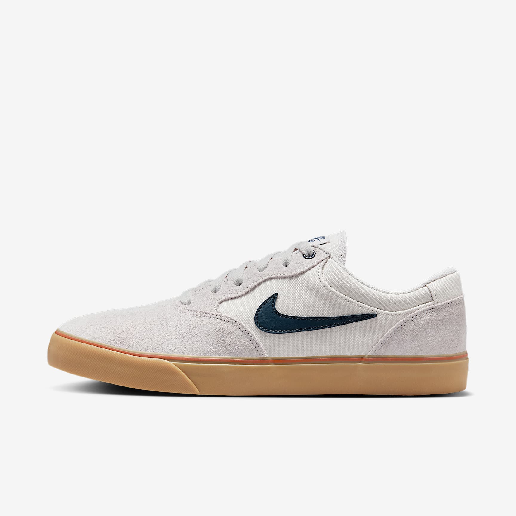 Nike SB Chron 2 Skateboardschuh – Vast Grey/Dark Russet/Gum Light Brown/Armory Navy