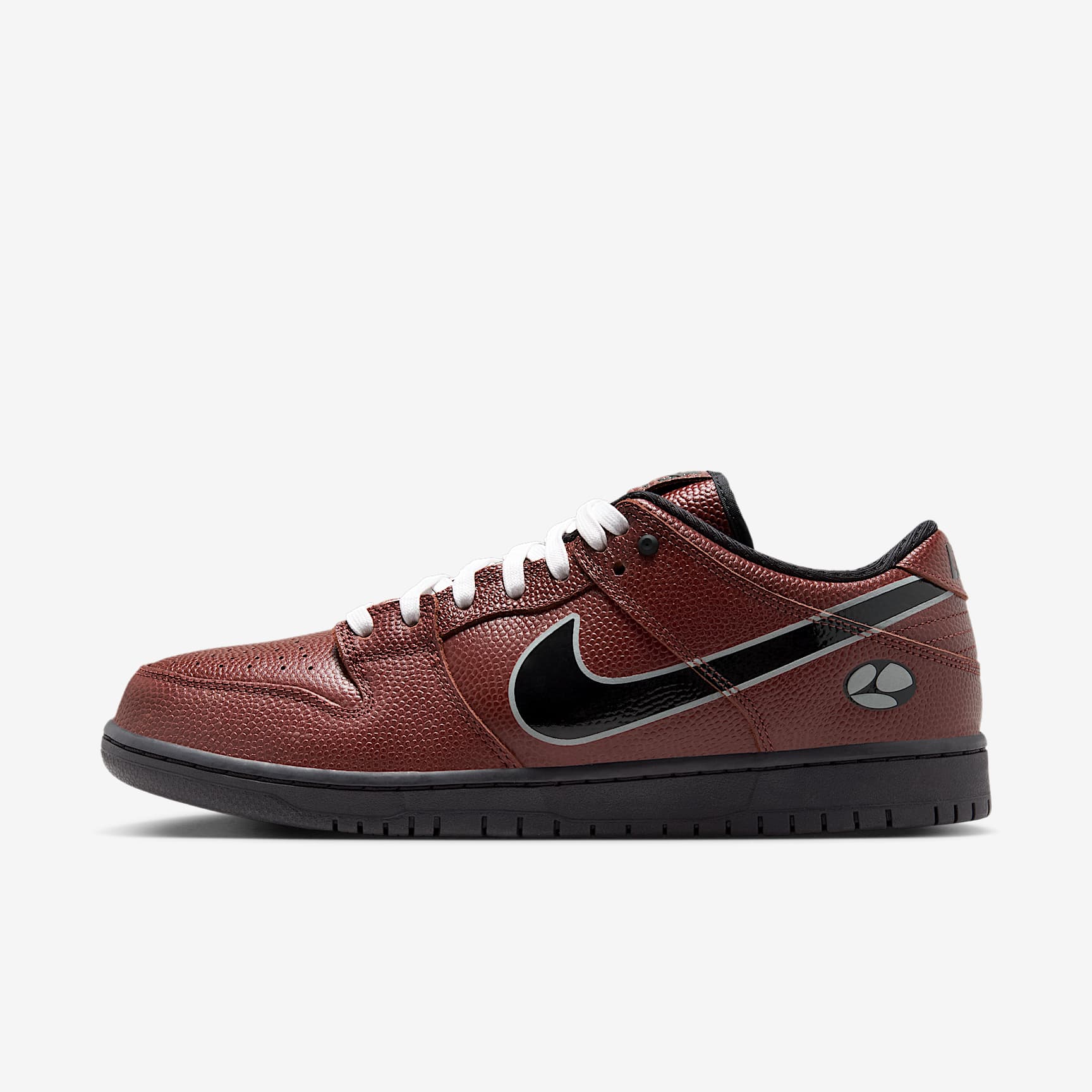 Nike SB Dunk Low Pro Skateboardschuh – Dark Pony/Silber/Weiß/Schwarz