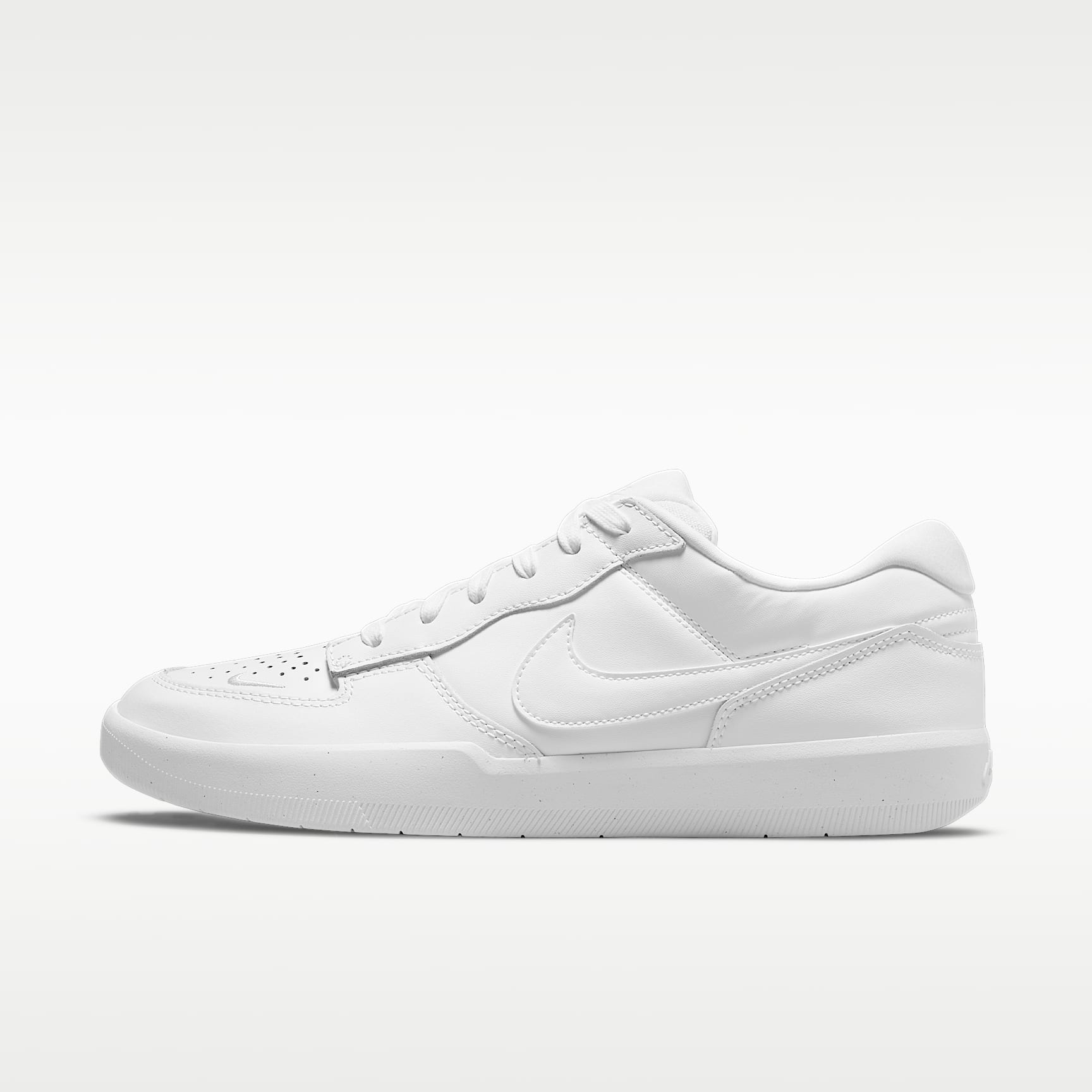 Nike SB Force 58 Premium Skateboard-Schuh – Weiß/Weiß/Weiß/Weiß