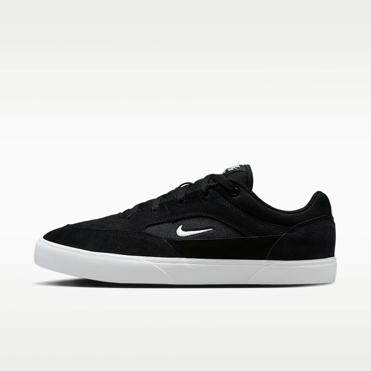 Nike SB Malor Skateboardschuh – Schwarz/Schwarz/Weiß/Weiß
